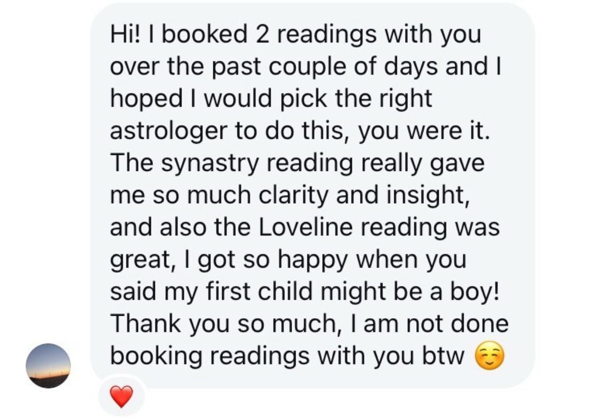 Natal Chart Reading